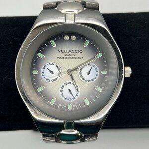 Working Vellaccio Round Silver Green Men's Watch